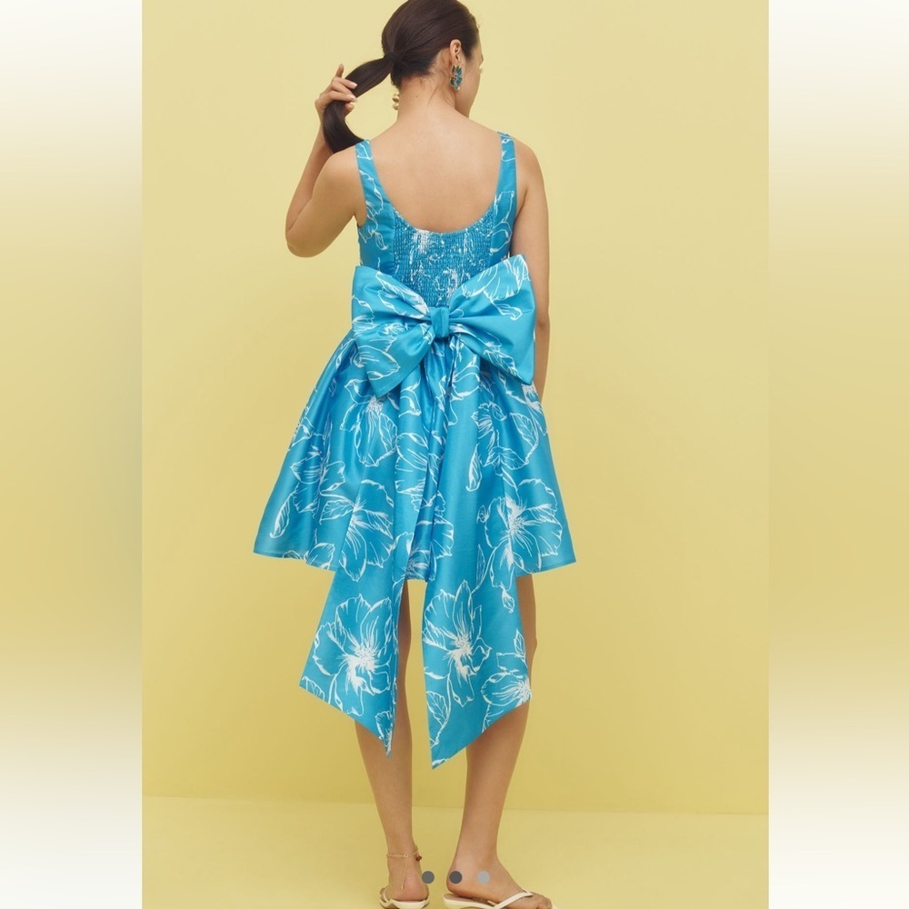 NWT Hutch Sleeveless Back-Bow Basque-Waist
Mini Dress - Picture 2 of 10